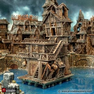 The Gunners Rickety Roost - Printable Scenery
