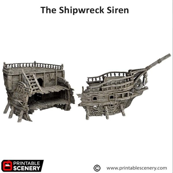 3d Printed Shipwreck Siren