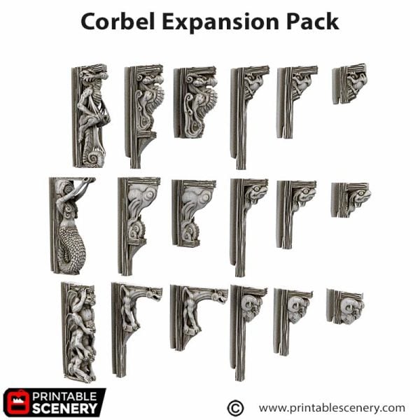 3d Printed Corbels