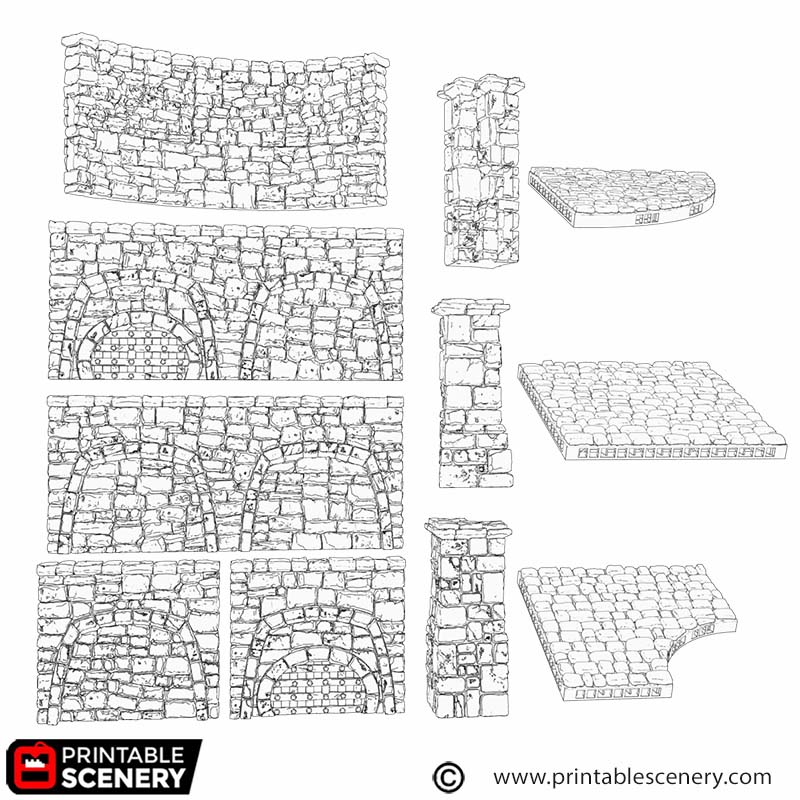 OpenLOCK City Foundations Pack STL