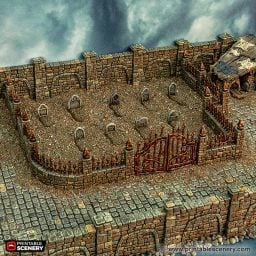 OpenLOCK Graveyard - Printable Scenery
