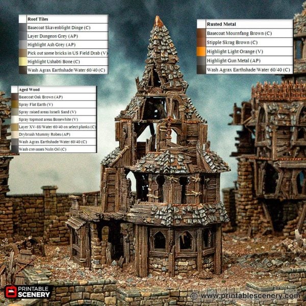 Ruined City Manor STL