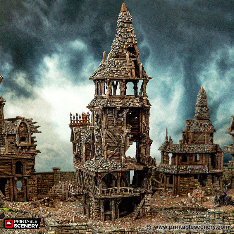 Ruined City Inn - Printable Scenery