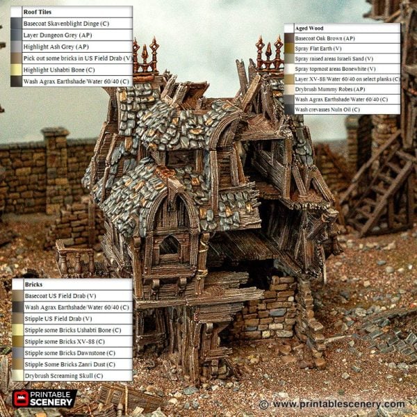 Ruined Merchants Guild STL
