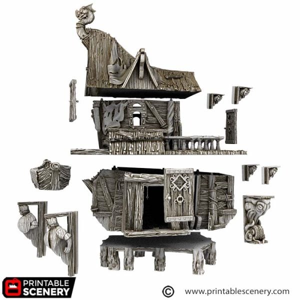 Shipwreck Shanty 1 STL