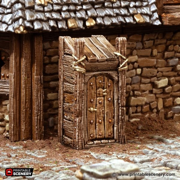 Ramshackle Outhouse and Stable STL