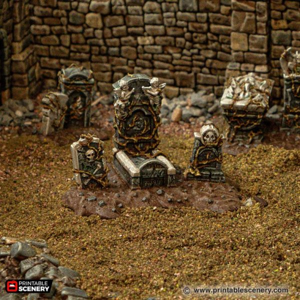 3d printed Tombstones