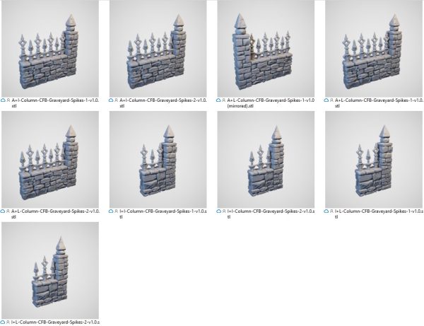 OpenLOCK Graveyard - Printable Scenery