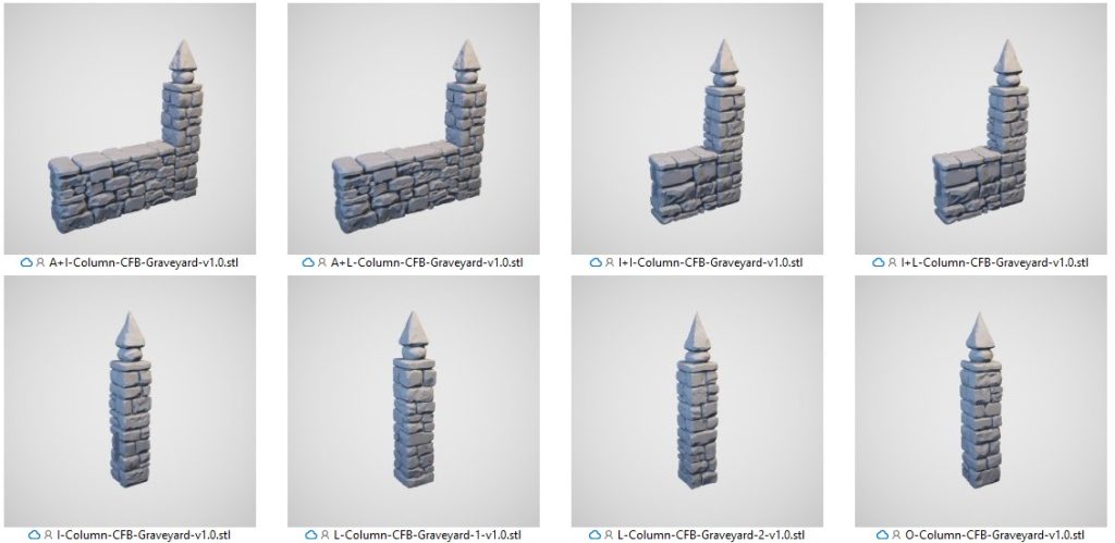 OpenLOCK Graveyard - Printable Scenery