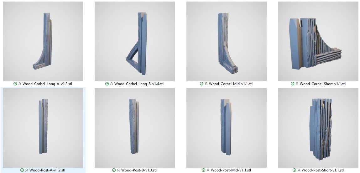 Wood Corbels and posts