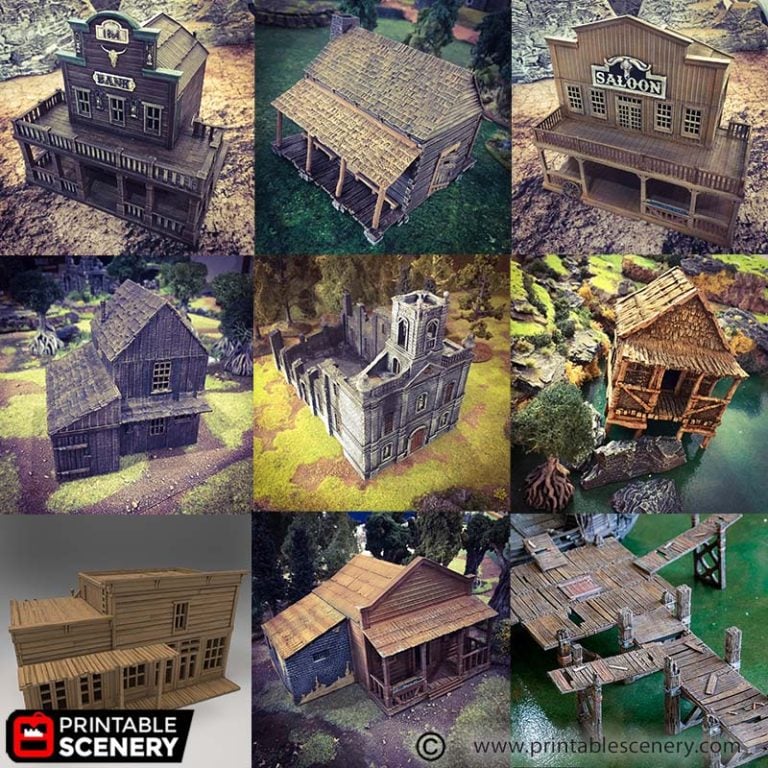 Winterdale Complete - Printable Scenery