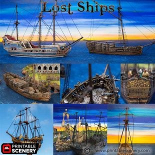 Lost Ships Bundle STL