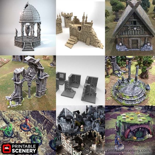 APOC Stone Ruins Bundle STL