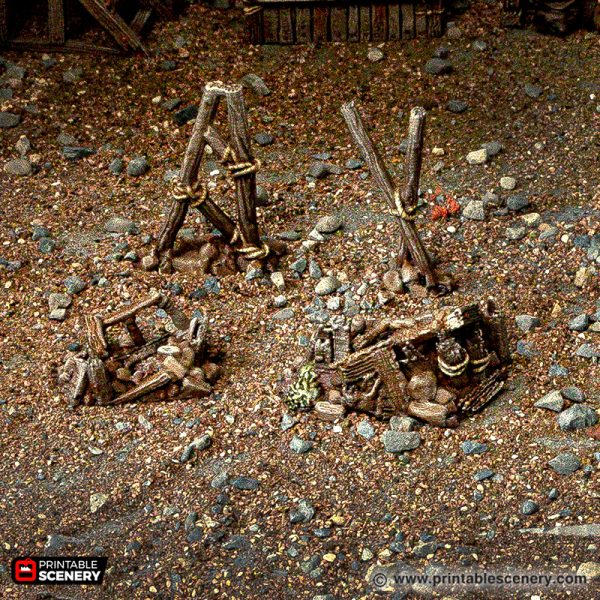 Rubble Piles and Scatter STL