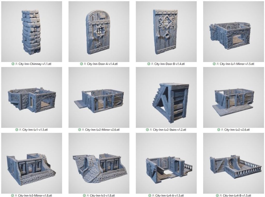 City Inn - Printable Scenery
