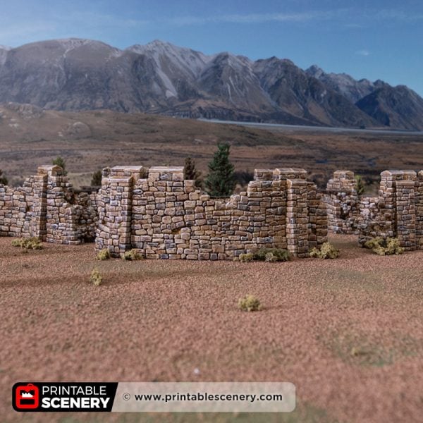 HEX Castle ruined low walls