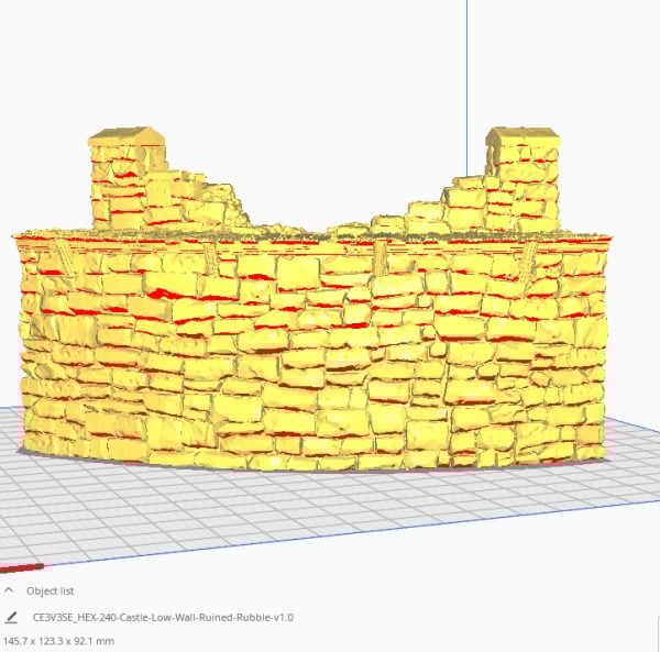 HEX Castle Ruined Low Walls