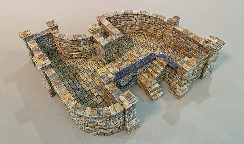 3D printed Ramshackle City Foundations