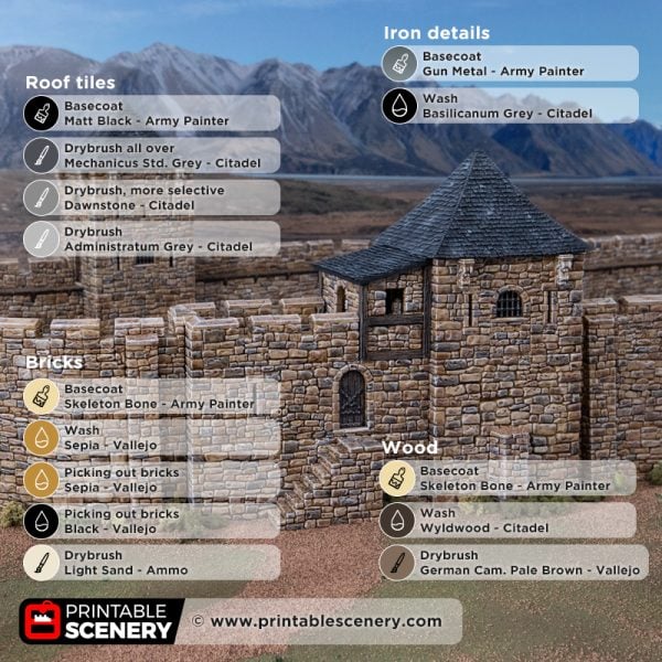 HEX Castle barracks painting guide