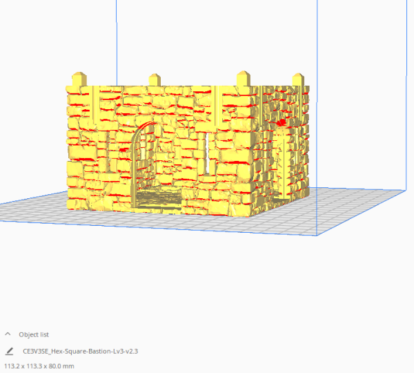 HEX Castle Barracks 3d Print file