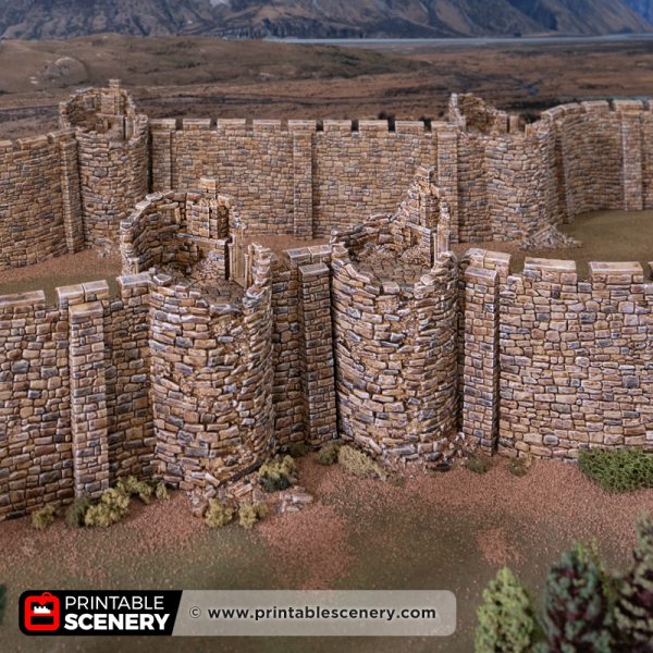 HEX Castle ruined oval bastion