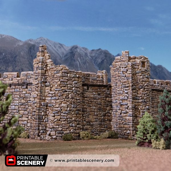 HEX Castle ruined oval bastion