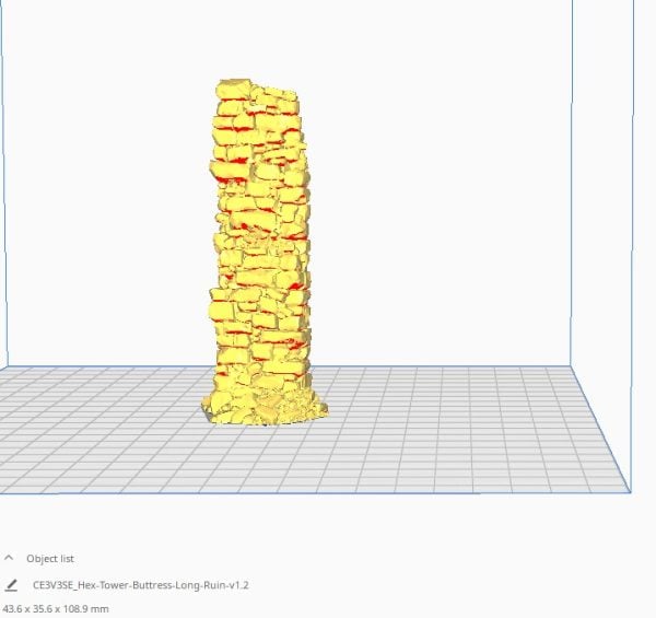 HEX Castle Ruined Keep Tower