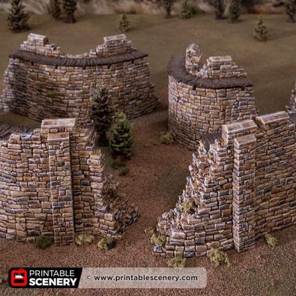 HEX Castle Ruined walls