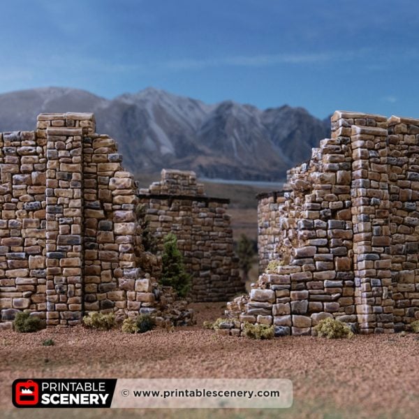 HEX Castle Ruined walls