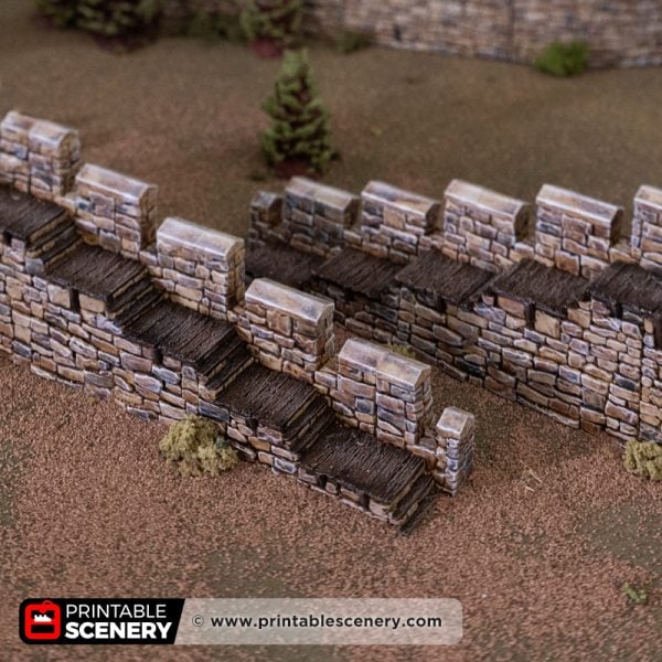 HEX Castle wall steps
