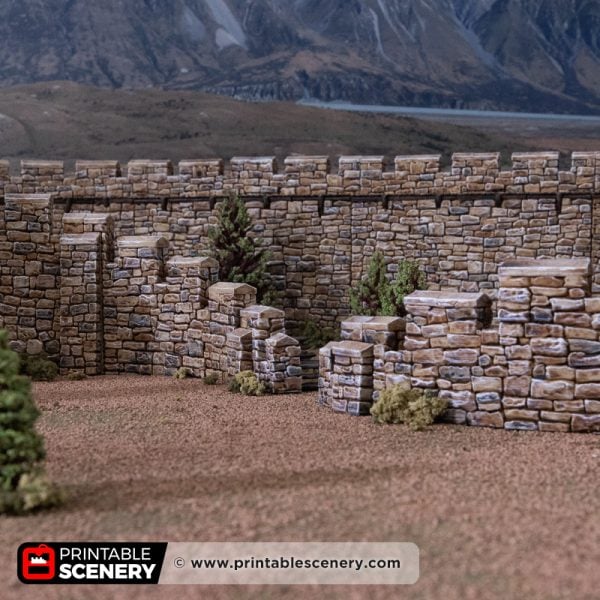 HEX Castle wall steps
