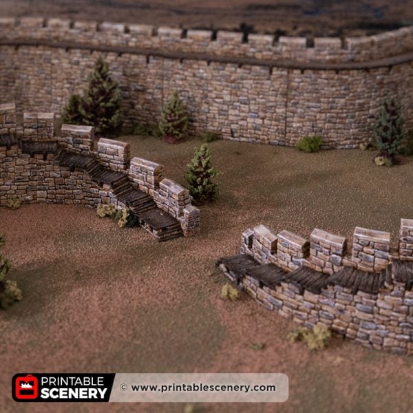 HEX Castle wall steps