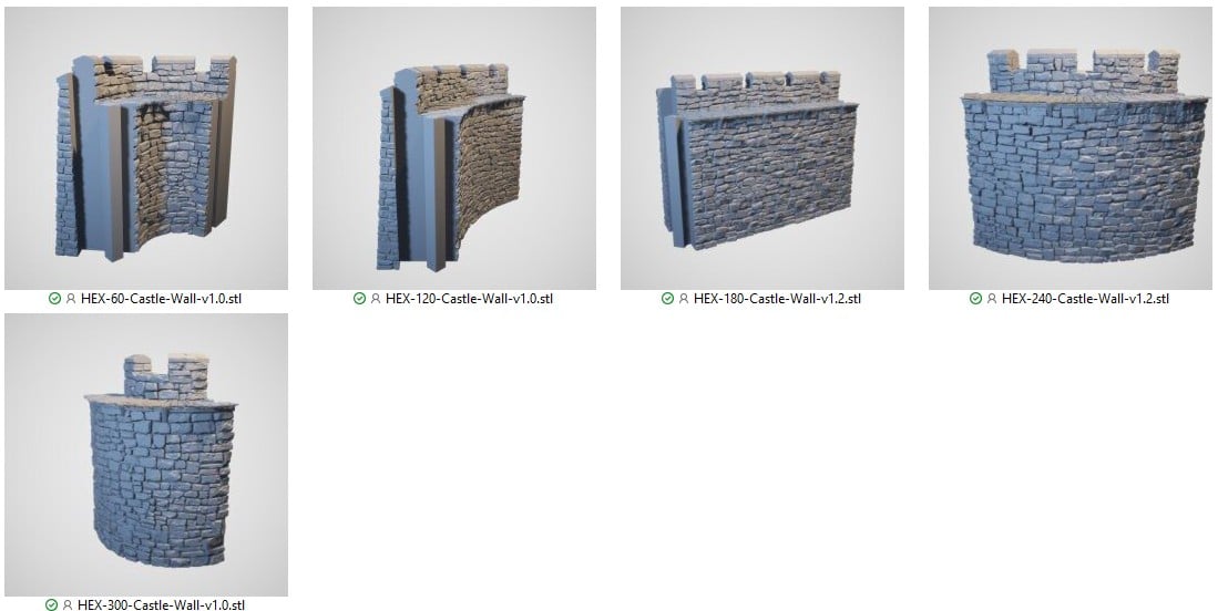 HEX Castle Walls