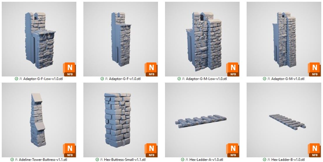 Adaptors, Buttress and Ladders Reference