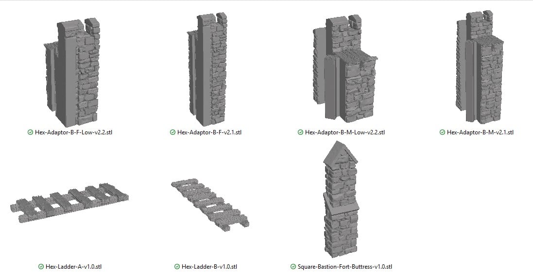 Adaptors, Buttress and Ladders Reference