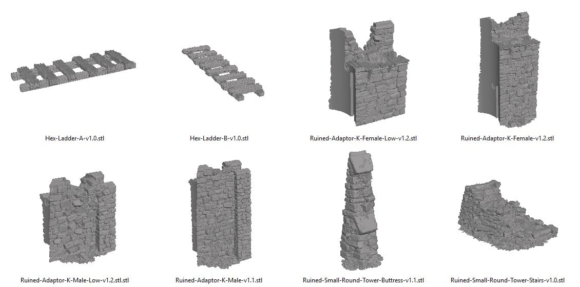 Adaptors, Buttresses and Ladders reference