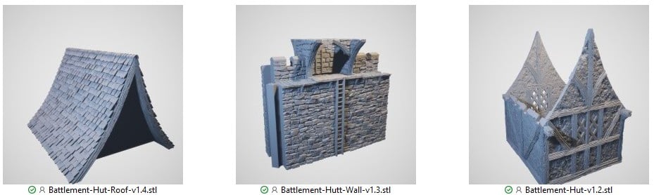 Battlement Hut Reference