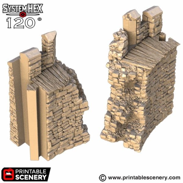 Bowmans Battlement Ruined STL
