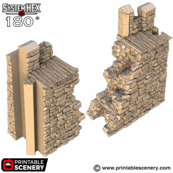 Bowmans Battlement Ruined STL