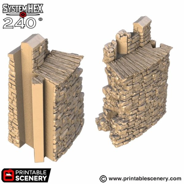 Bowmans Battlement Ruined STL
