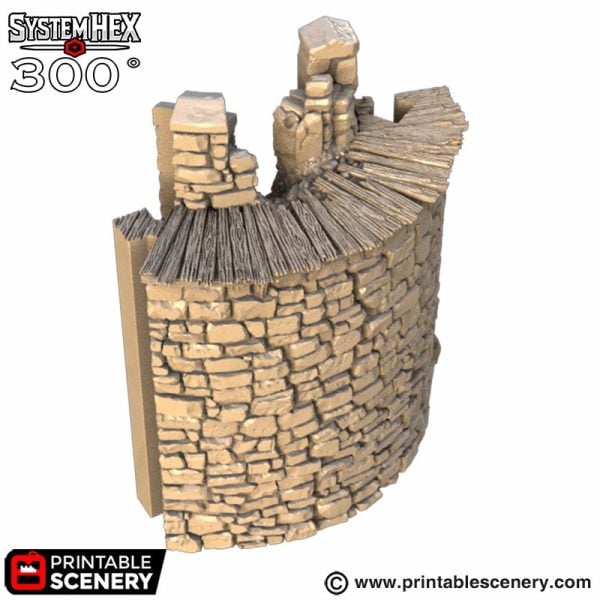 Bowmans Battlement Ruined STL