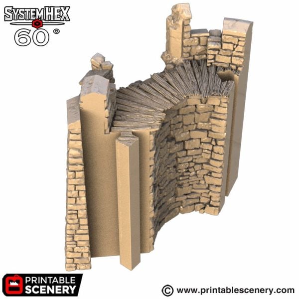 Bowmans Battlement Ruined STL