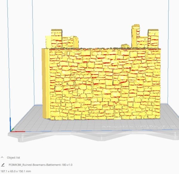 Bowmans Battlement Ruined STL