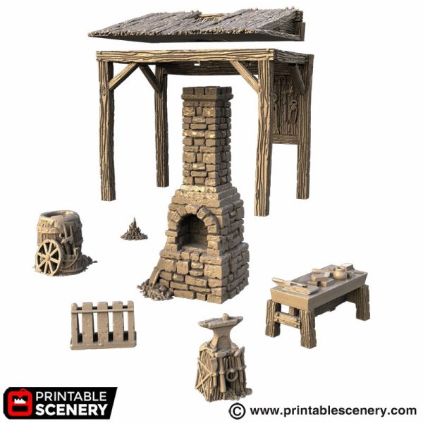 Castle Blacksmith STL