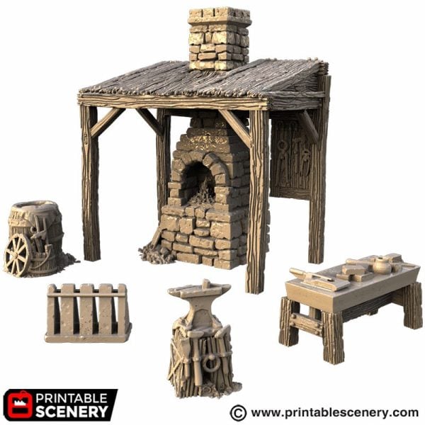 Castle Blacksmith STL