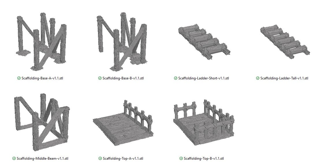 Castle Scaffolding Reference