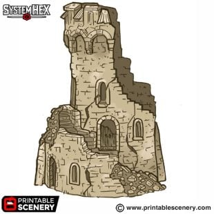 Counts Tower Ruin STL