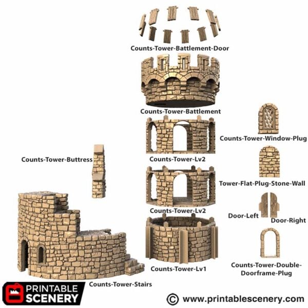 Count's Tower parts