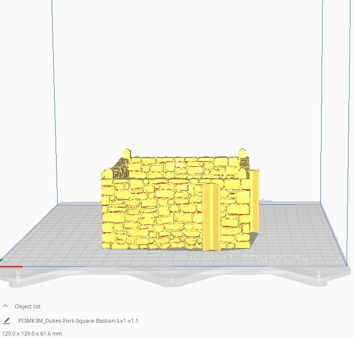 Dukes Fort Measurement