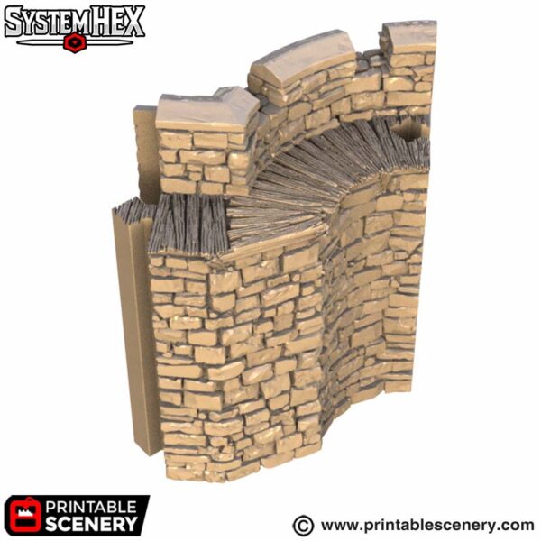 Horseshoewall adaptor STL